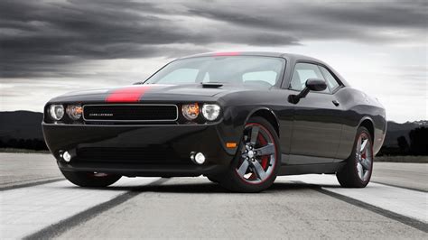 Wallpaper Menghindari Dodge Challenger Mobil Hitam Mobil Klasik