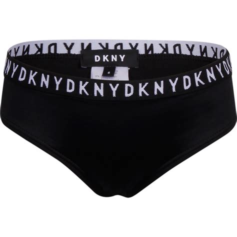 DKNY Girls Logo Bikini In Black BAMBINIFASHION