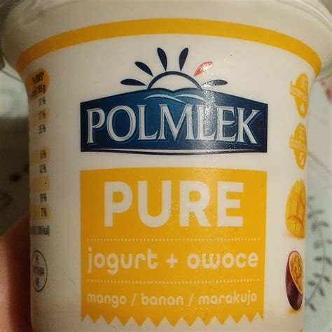 Pure Jogurt Owoce Mango Banan Marakuja Polmlek Kalorie KJ A