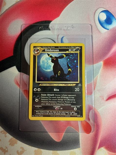 Pokemon Neo Discovery Umbreon Holo Unlimited Holo Rare With