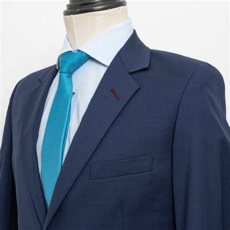 Traje Azul Estructura Labrada Marca Colletti Slim 148638 Emporium