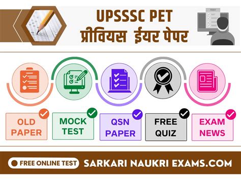 Upsssc Pet Previous Year Papers Mock Test Question Paper In Hindi