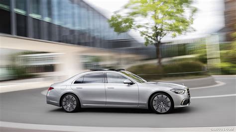 2021 Mercedes Benz S Class Color High Tech Silver Side Caricos