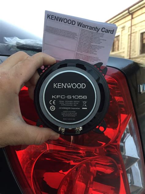 Kenwood kalonka 10 santimetrli Orginal avtamabil oldiga balan chqarad ...