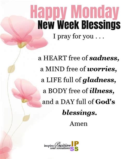 Happy Monday New Week Blessings Pictures Photos And Images For