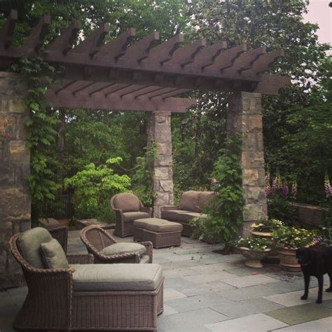 Stone Pergola