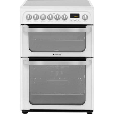 Hotpoint HUE62PS Electric Cooker with Ceramic Hob - White #108115 | eBay