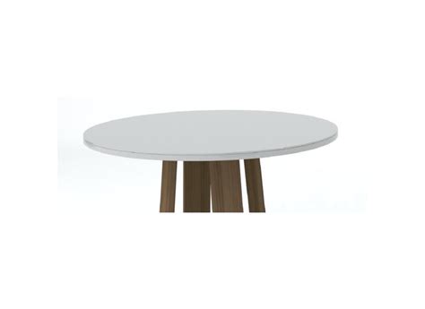 Mesa De Jantar Redonda Lugares Isabela Imbuia Offwhite O Melhor