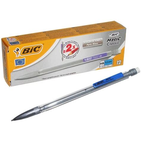 Bic Matic Classic Caja De 12 Portaminas Colores Surtidos