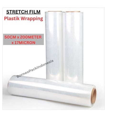 Jual Plastik Wraping Stretch Film 50 CM X 200 Meter BENING SATUAN