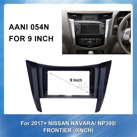 9 Inch Car Radio Fascia Panel For NISSAN Navara NP300 Frontier 2017