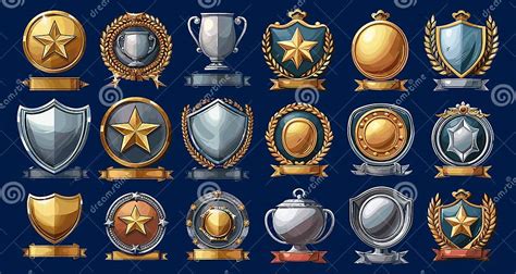 Achievement Badges. Winning Icons, Champ Icons, Recognition Awards, Win ...