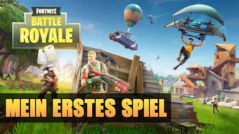 Mein Erstes Spiel Fortnite Battle Royale Youtube