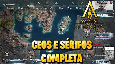 Assassin S Creed Odyssey Ceos E SÉrifos Ilhas Piratas Completa 100 Todos BaÚs E Segredos