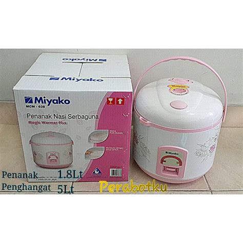 Jual Miyako Mcm Pearl White Rice Cooker Magic In Putih