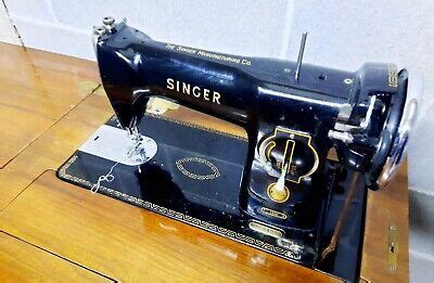 Singer Macchina Da Cucire Antica 15M Con Mobiletto Originale Vintage