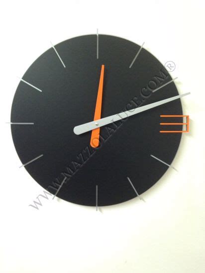 Callea Design Mike Modern Wall Clock In Black Colour