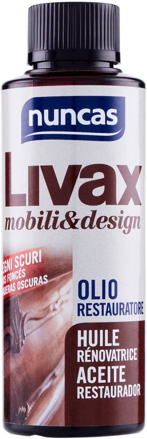 Nuncas Livax Mobili Design Restorer Oil Dark Woods Ml Amazon Co