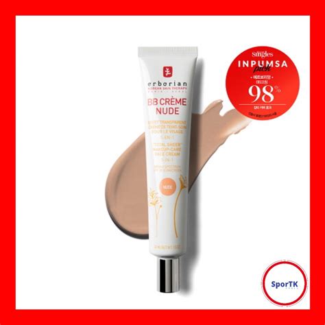 Erborian Bb Cream Nude Ml Ml Face Cream In Korean Skin Therapy Shopee Philippines