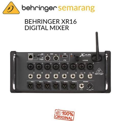 Jual Behringer Xr16 Xr 16 X Air Xr16 Digital Mixer Audio With Wifi