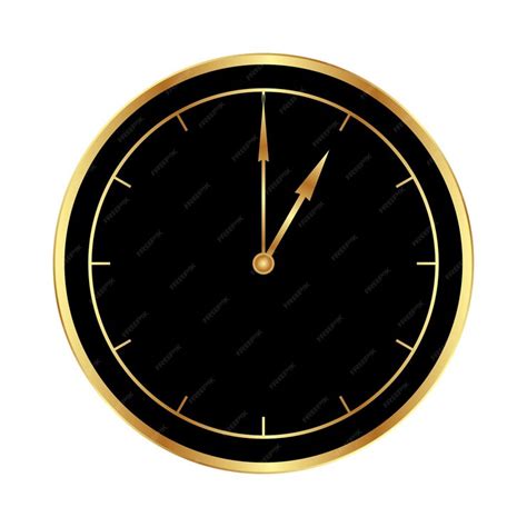 Premium Vector | 1 o clock