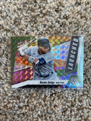 2021 Panini Mosaic Aaron Judge “launched” Green Prizm Parallel L2 Ny Yankees Ebay