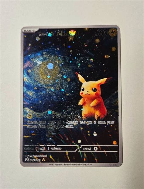 Custom van Gogh Pikachu Pokémon Karte Kaufen auf Ricardo