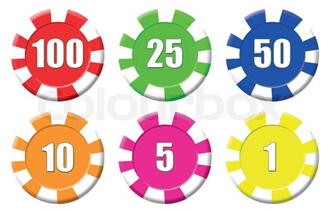 Roulette chips | Stock vector | Colourbox