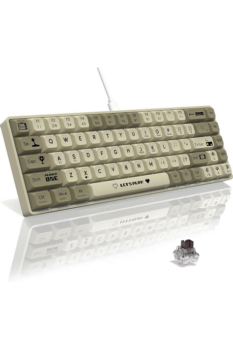 Ajazz AK680 Kablolu 65 Boy Mekanik Oyuncu Klavyesi Rainbow Aydınlatma Hot Swap Fiyatı Yorumları