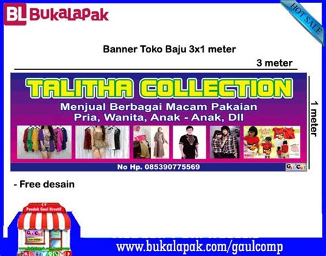 Desain Spanduk Toko Baju 58 Koleksi Gambar