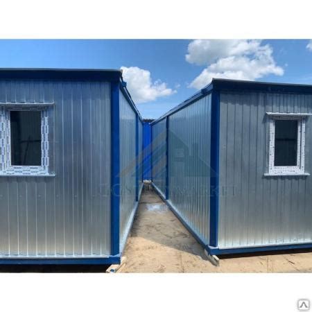 Бытовка металлическая 6х2. 4м без отделки с усилением швеллера купить ...