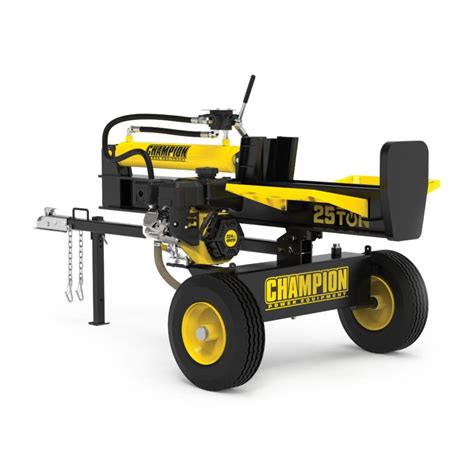 County Line 25 Ton Log Splitter Owners Manual