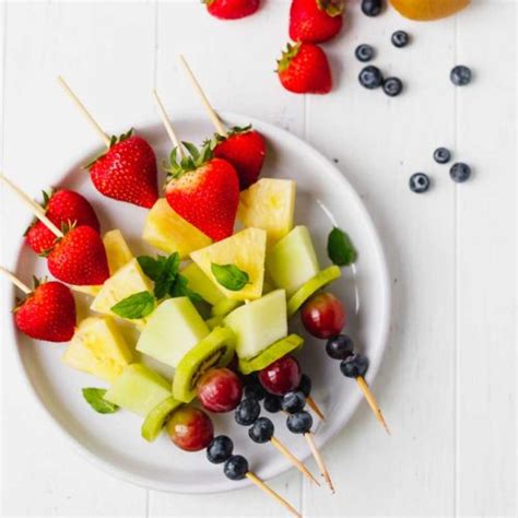 Fruit Skewers Cooking Lsl