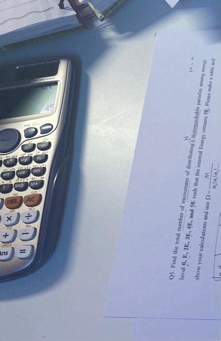 Solved Q Find The Total Number Of Microstates Of Chegg