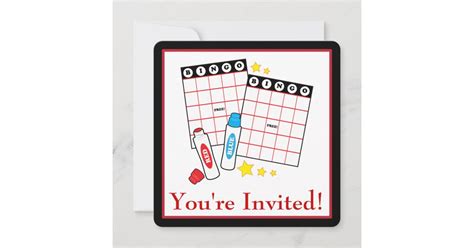 Bingo Party Invitation | Zazzle