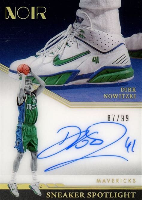 Dirk Nowitzki 2021 Noir SNS DNO Sneaker Spotlight Signatures 99 Price