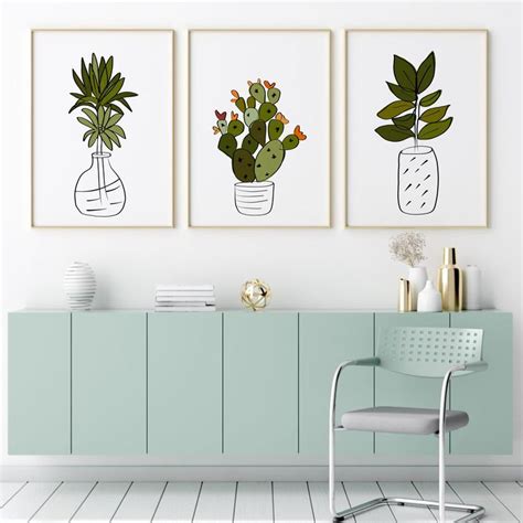 Nude Flower Woman Line Art Nude Curvy Woman Poster Self Love Art Print Abstract Female Nude