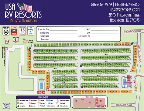 Map & Directions - USA RV Resorts North Houston