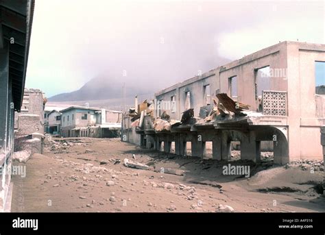 Plymouth abandoned capital of Montserrat after Soufriere Hills volcano ...