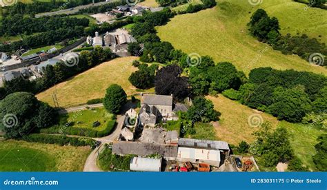 Aerial View Of Sheepbridge House Newry Co Down Northern Ireland Stock