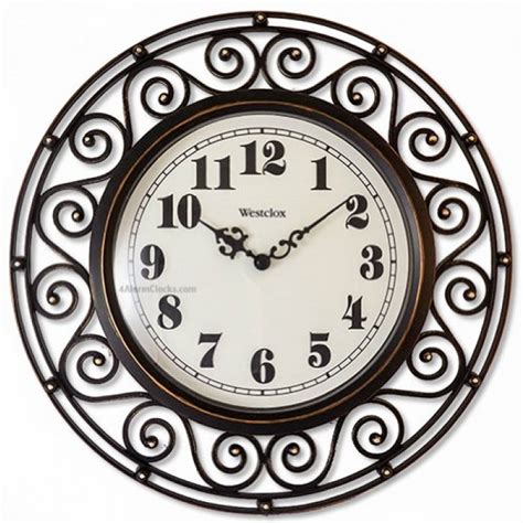 Geekshive Wrought Iron Wall Clock Wall Clocks Clocks Home Décor Home And Kitchen