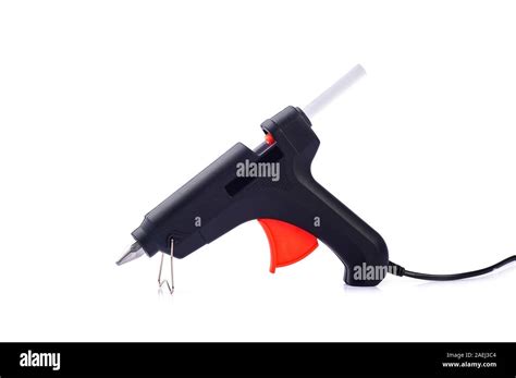Electric Hot Glue Gun Isolated On White Background Stock Photo Alamy