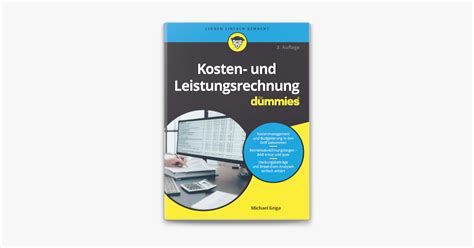 Kosten und Leistungsrechnung für Dummies on Apple Books