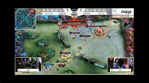 Msc Grand Finals Game Rrq Hoshi Vs Rsg Ph Youtube