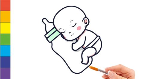 Cute Baby Drawing Colouring Painting For Kids And Toddlers Kids Art