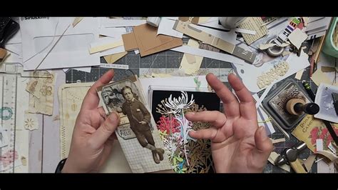 Grungy Junk Journal Process Video Part 23 Youtube