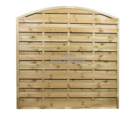 Arched Horizontal Fence Panel Buy Online