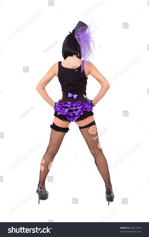 Sexy Woman Wearing Torn Lingerie Standing Stock Photo 66272494 Shutterstock