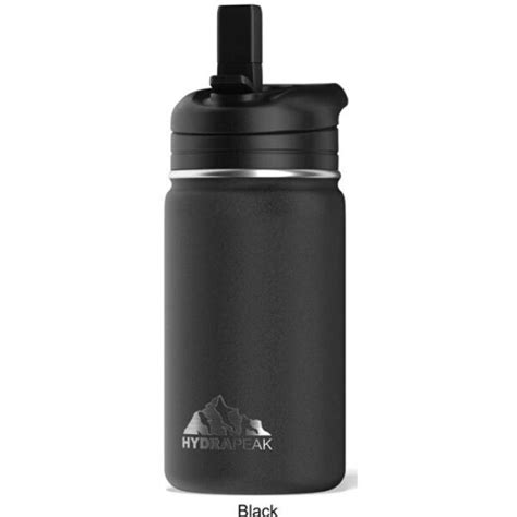 14oz Hydrapeak® Stainless Steel Insulated Straw Water Bottle | EverythingBranded USA