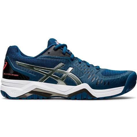 Asics Gel Challenger 12 Men's Tennis Shoe Blue/silver